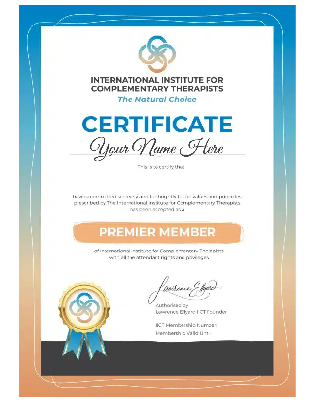 Certificate-of-a-Premier-Member mockup
