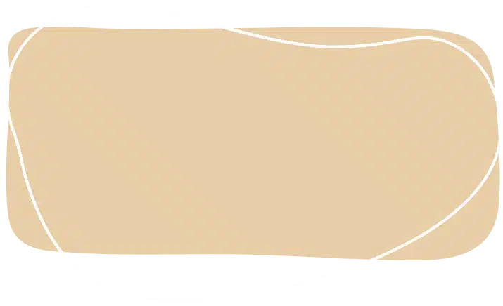 Brown branded outline Brown blob with outline